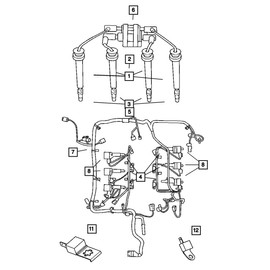 Genuine Mopar 4606866AA - Capacitor-Ignition