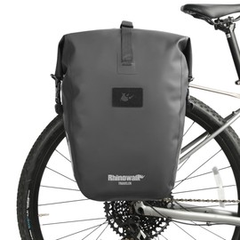 Rhinowalk Bike Pannier Bag 25L Waterproof Bicycle Bag Motor Pannier Backpack Shoulder Bag Laptop Pannier Travel Bag Professional Cycling Accessories (1 PCS)