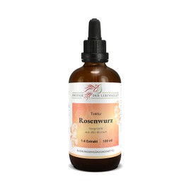 Rose Root Tincture, 100 ml, Rhodiola Rosea Drops (1:4 Extract), Premium Quality, Made in Austria, Dietary Supplement, Vegan