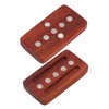 Fidget Slider Red Sandalwood Stress Relief Engraved Fingertip Fidget Slider