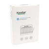 Kastar 16-Pack Battery and CMH8 Smart USB Charger Compatible with