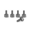 PrecisionGeek M4 x 10mm Flat Knurled Stainless Steel Thumb Screws