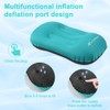 flintronic Inflatable Camping Pillow, TPU Ultralight Inflatable Cushion for Beach,