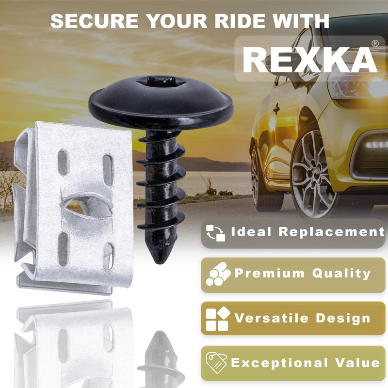Rexka 20 Sets T25 M5 Fender Liner Bumper Cover Splash
