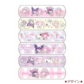 サンタン マイメロディ&クロミ×ドリーミックス ばんそうこう 322556 サンリオ SANRIO DOLLY MIX マイメロ 絆創膏 18枚入 子供 キッズ 傷テープ