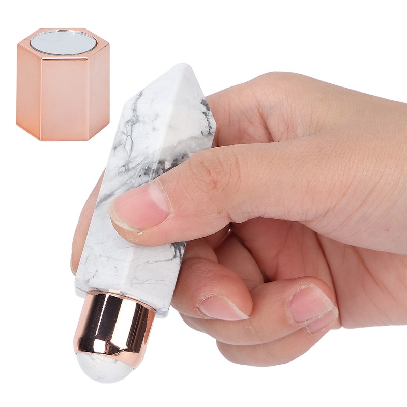 Facial Massage Roller Hexagonal Prism Shape Essential Oil Bottle Scraping