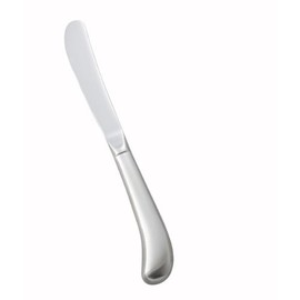 Winco 12-Piece Lafayette Hollow Handle Dinner Knife Set, 18-0 Stainless Steel,Silver