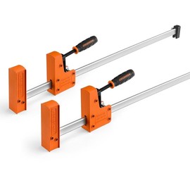 Jorgensen 2PCS 90° Parallel Clamp Cabinet Master 30" Steel Bar Clamp Set 1500 lbs load Max