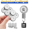 VNDUEEY Neodymium Cup Magnets, Strong Rare Earth Magnets, 60LBS 8