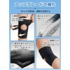 BaraRose 膝のサポーター 多機能膝パッド スプリング内蔵、Z 字ベルトによる確実な固定 通気性のメッシュ素材と穴あき設計。膝関節靭帯を完全に保護し、左右兼用 高齢者の日常生活や、登山、バレーボール、ランニング、バスケットボールなどのスポーツシーンに最適 1 枚入り (M)