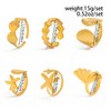 MOEEIJEW Ocean Statement Rings for Women Gold Silver Starfish Shell