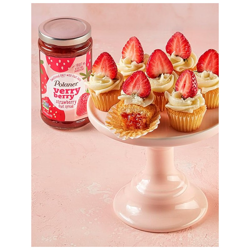 Polaner Verry Berry Fruit Spread, Strawberry, 15.25 Ounce