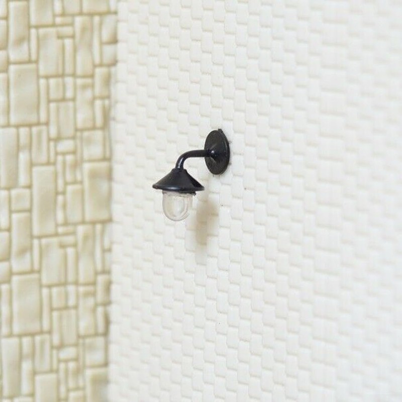 10PCS LED Wall Lights Model Railway HO Scale 1:87 Hanging