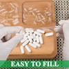wananfu wananfu Size 0 Empty Capsules Vegetarian (100 Count) Bundle