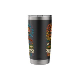 Color Our World Summer Reading Tee for Kids,Women and Men Stainless Steel Insulated Tumbler