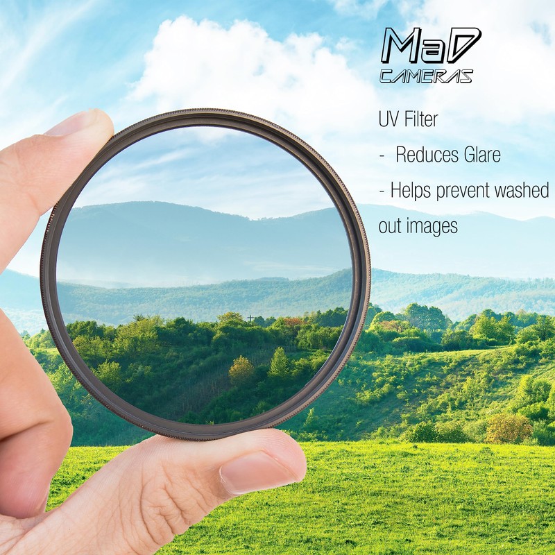 MaD Cameras Polarising UV Camera Filter (UV, 39mm)