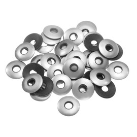 sourcing map 75Pcs Neoprene Rubber Sealing Washers M8x22mm 304 Stainless Steel EPDM Bonded Sealing Washer Waterproof Gaskets for Screws Bolts