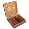 Cherry Finish Spanish Cedar Humidor with Magnet Seal and Humidifier