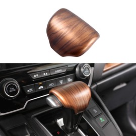 AntBooBoo for Honda CRV CR-V 2017 2018 2019 2020 2021 2022 Gear Shift Knob Cover Peach Wood Grain Interior Decoration for CR V (Gear Shift Knob Cover)
