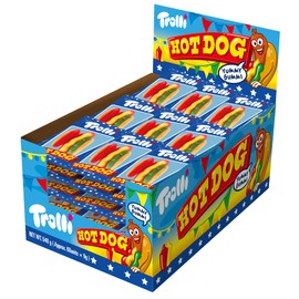 Trolli Hot Dogs Candy, 60 x 9 Grams