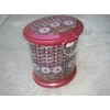 Decorative 6.5 L Oval Plastic Step Trash Can 12" Tall,