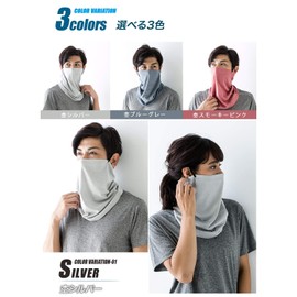 IMPACTORY 00 fg1uI Face Guard, Neck Guard, UV Protection, Quick Drying, Contact Cooling, Heathered Silver, Free size
