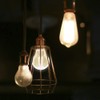 Feit Electric Vintage Exposed Filament Smoke Glass LED AT19 with