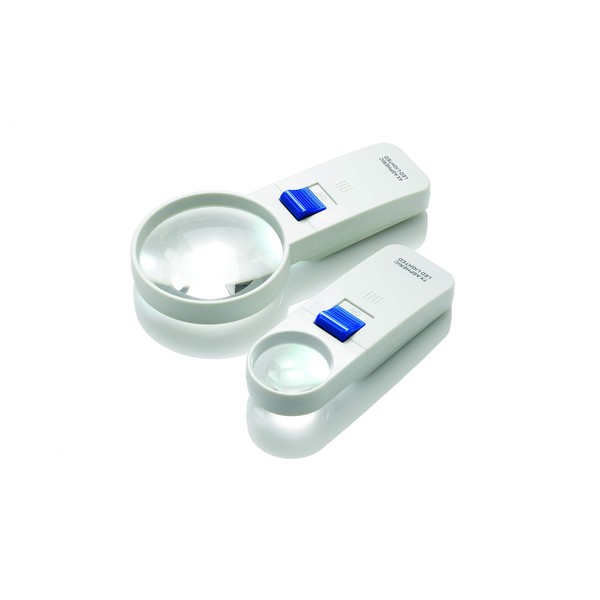 Patterson Medical Lupe, rund, mit LED-Beleuchtung, 7,5-cm-Linse