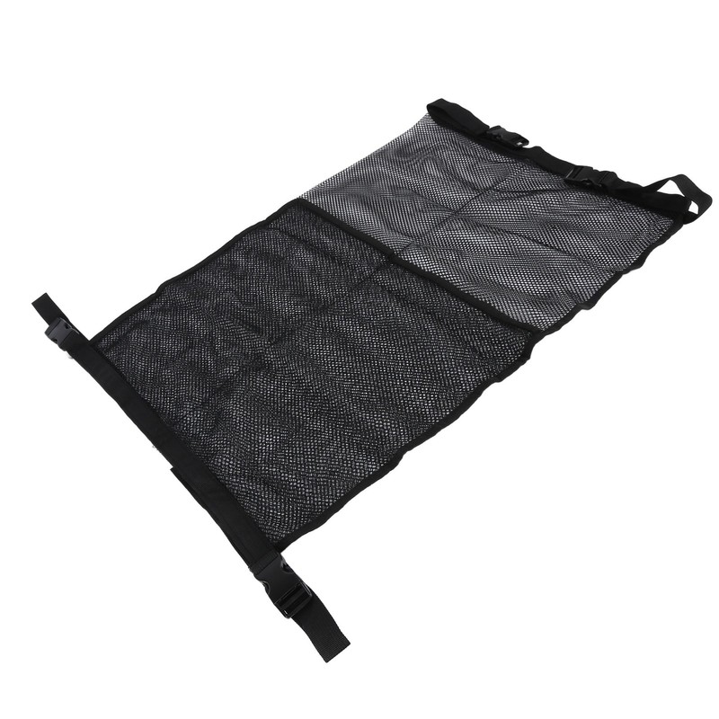 Large Capacity Seat Back Storage Bag with Fixed Buckle Mesh