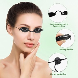 Gafas de Seguridad IPL, 2 Unidades, Protección UV e IPL, Diseño Cómodo y Duradero, con Estuche