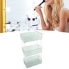 Acrylic Bathroom Storage Rack 3 Tiers Bathroom Counter Organizer Countertop