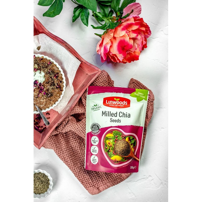 LINWOODS Milled Chia Seeds 200g (PACK OF 1)