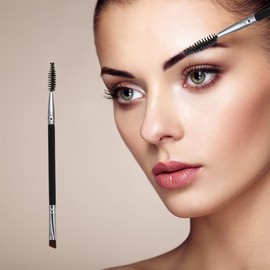 VALICLUD 6 Piezas Cepillos De Cejas En ÁNgulo Y Cepillos Spoolie Para Cejas Y Pestañas Set Multifuncional De Brochas Para Maquillaje De Ojos Como Regalo De CumpleañOs