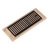 Hardwood Red Oak Floor Register, Drop in Vent Cover, 4x12