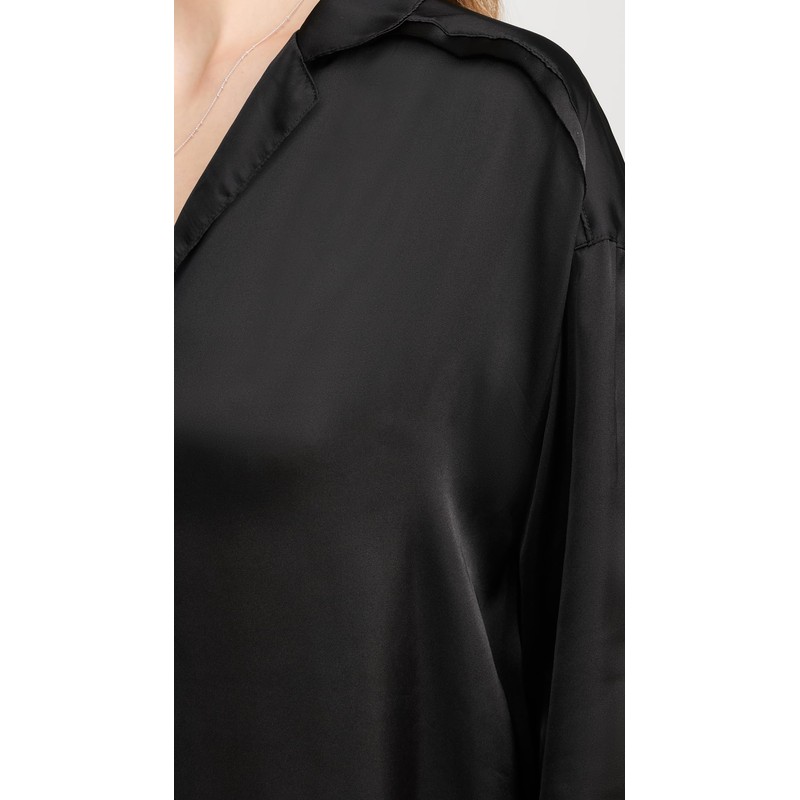 FP Movement Women's Dreamy Days Solid PJ Set, Washed Black,