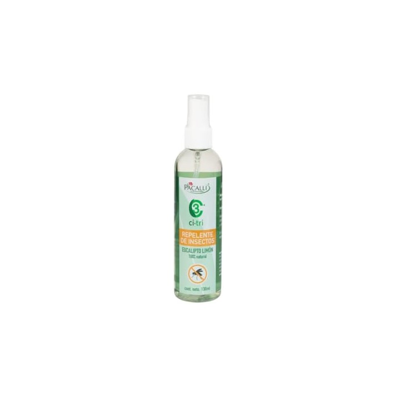 Repelente Natural Pacalli Citri de 130ml - Protección Efectiva Contra