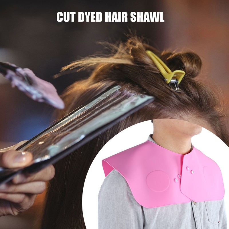 Hair Cutting Collar Silicone Salon Barber Hair Cutting Cape Neck
