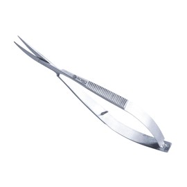 Cuticle Scissors Extra Fine Curved Grooming Shears Professional Precise Pointed Tip for Eyebrow Eyelash Trim Nail and Dry Skin Grooming Scissor Beauty Scissors for Manicure Pedicure Women Men(Silver)