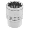 Draper 32778 3/8-Inch Square Drive 12-Point Hi-Torq Metric Socket, 15mm