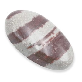 ZAIN GEMS LLC Gemstone Shiva Lingam (Narmada River) Carved Palm Stone/Pocket Palm Stone/Reiki Healing & Crystal Grid for Natural Body Chakra Balancing