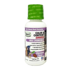 LIQUID-VET Premium Calming Dog Supplements - All Dog Essentials with Chamomile for Skin & Coat Support - Ideal for Large Breeds, Puppies, and Overall Wellness