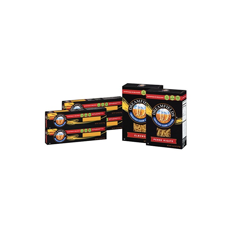 Dreamfields Pasta Healthy Carb Living Variety Six Pack (4 -