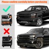 FIONE HID Headlight Assembly Compatible with Chevy Silverado 1500 2016-2018/2019