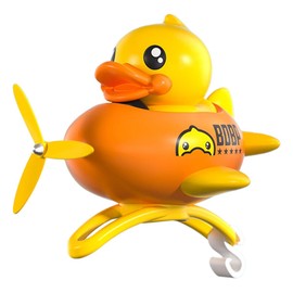 SALUDABLE Bicycle Bell Duck Road Bike Accessories Kids Propeller Cute Goods (Orange)