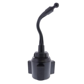 InLine Cup Holder Foot for Car Mount - Universal Adapter for Cup Holder (Diameter 65-103 mm), Flexible Gooseneck, Sturdy Smartphone Attachment in the Car, 23156P