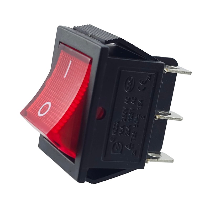 Rocker Switch, Toggle Switch, Device Switch, 6-Pin 16 A, 250