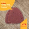 Amtech V4036 40 Piece Mixed grit Delta Sanding Sheet Set