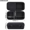 co2CREA Hard Storage Carry Travel Case for Zoom H5studio /H6essential