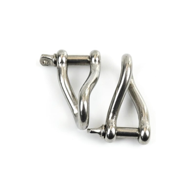 DAUMLINK® Aisi 316 A4 Round Shackles Twisted Material Stainless Steel