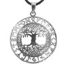 Kiss of Leather SI.210 Large Tree of Life Pendant with